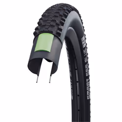 Schwalbe SMART SAM PLUS, 26", MTB, Pneu tubeless, Folding bead, Tout-rond, Noir