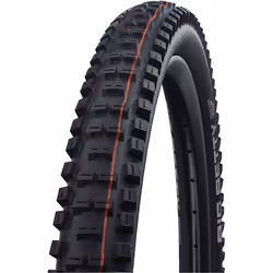 Schwalbe Big Betty, 26", MTB, Pneu sans chambre à air, Folding bead, Descente, Hors route, Noir