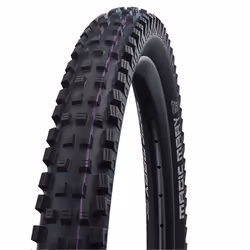 Schwalbe Magic Mary HS 447, 27.5", MTB, Pneu sans chambre à air, Folding bead, Tout-rond, Hors route, Noir, Violet