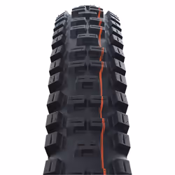 Schwalbe Big Betty HS 608, 27.5", MTB, Pneu sans chambre à air, Folding bead, Descente, Noir, Orange