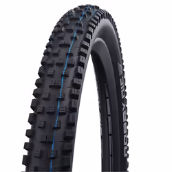 Schwalbe Nobby Nic HS 602, 29", MTB, Pneu sans chambre à air, Folding bead, Tout-rond, Montagne, Noir, Bleu
