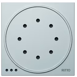 Ritto 1875920, Module de haut-parleur, Argent, Surface, 95 mm, 33 mm, 95 mm