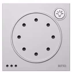 Ritto 1876020, Module de haut-parleur, Argent, Surface, 95 mm, 33 mm, 95 mm