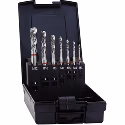 enquête Exact 43694 Contenu: 1 set traits Bague bleue DIN 371 avec spirale droite 35° pour filetage métrique ISO DIN 13 · Rec ...