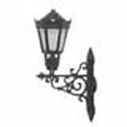 Lampadaire mural H0 FG - Viessmann - 6074 - 15 ans - Noir