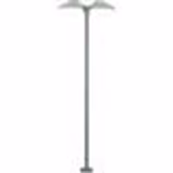 Lampadaires pour quais - VIESSMANN 6084 - Avec éclairage LED - Socle à enficher - Blanc