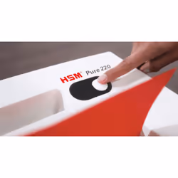 HSM Pure 220 destructeur de papier Découpage en particules 22,5 cm Blanc - Vue supplémentaire 8