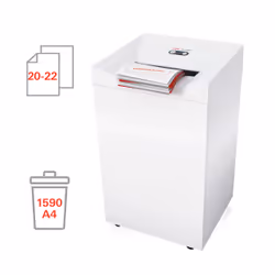 HSM Pure 630 destructeur de papier Découpage en particules 55 dB 31 cm Blanc