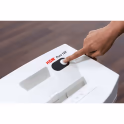 HSM PURE 120 destructeur de papier Découpage en particules 55 dB 22,5 cm Blanc - Vue supplémentaire 6