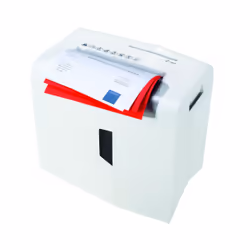 HSM X8 destructeur de papier Découpage en particules 58 dB 22 cm Argent, Blanc