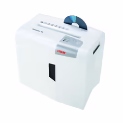 HSM X8 destructeur de papier Découpage en particules 58 dB 22 cm Argent, Blanc