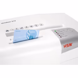 HSM X13 destructeur de papier Découpage en particules 57 dB 4 mm Argent, Blanc - Vue supplémentaire 4