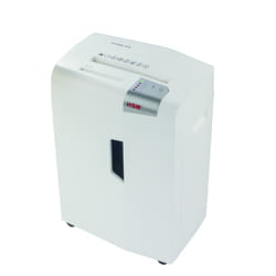 HSM X15 destructeur de papier Découpage en particules 57 dB 23 cm Argent, Blanc
