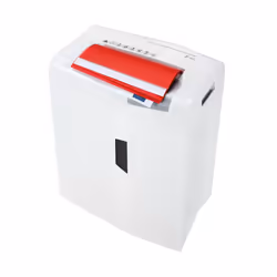 HSM X10 destructeur de papier Découpage en particules 58 dB 22 cm Argent, Blanc