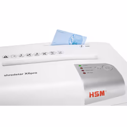 HSM X6pro destructeur de papier Découpage en particules 58 dB 22 cm Argent, Blanc - Vue supplémentaire 10