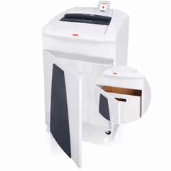 HSM Securio P40i destructeur de papier Découpage en bandes 55 dB 33 cm Noir, Blanc