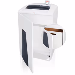 HSM Securio P44i destructeur de papier Découpage en bandes 55 dB 40 cm Noir, Blanc