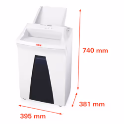 HSM SECURIO AF300 destructeur de papier Découpage en particules 56 dB 24 cm Blanc