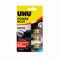 Colle - UHU - Power glue minis gel - Ultra rapide - Ne coule pas - Sans solvants
