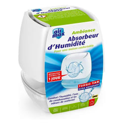 UHU - Air Max ambiance - Absorbeur d'humidité très rapide et efficace, blanc, un absorbeur de 100g et 1 recharge tab très puissante incluse