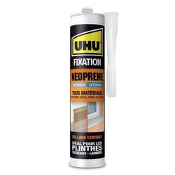 Colle de Fixation - UHU - Neoprène Beige - Cartouche 350 g - Extra forte - Intérieur/extérieur