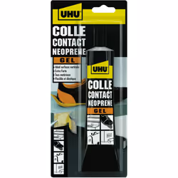 UHU contact néoprène gel est une colle super forte multi-usage intérieur et extérieur, un indispensable ! Sa formule gélifiée ...