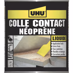 UHU contact néoprène liquide est une colle super forte multi-usage intérieur et extérieur, un indispensable ! Pour un grand n ...