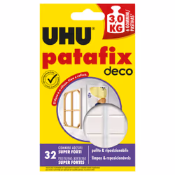 UHU Patafix deco, Sec, Coussin adhésif