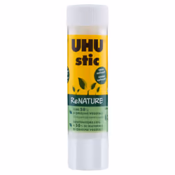 UHU D1387, Sec, Bâton de colle, 21 g, Carton, Tissu, Papier, Mousse de polystyrène, 60 s, 1,17 g/cm³
