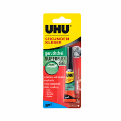 UHU 350419, Gel, Bouteille compressible, 3 ml, 3 g
