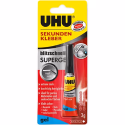UHU Sekundenkleber, Gel, Tube