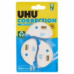 UHU Roller Mini film/bande correcteur 6 m Multicolore 3 pièce(s)