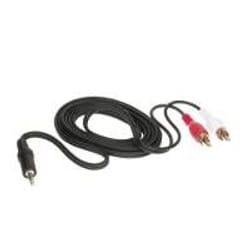 CSB 311490-02 câble audio 3,5mm 2 x RCA Noir