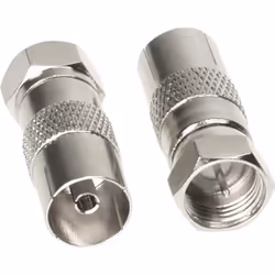 Adaptateur antenne prise-F -> connecteur Coax