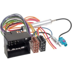 Faisceau autoradio - OPEL - Quadlock - Norme ISO - Amplificateur antenne phantom - Noir