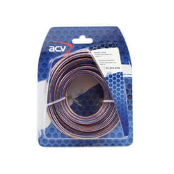 ACV 51-215-010 câble audio 10 m Bleu, Transparent