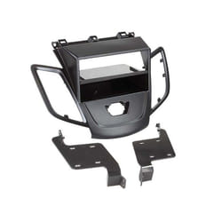 Adaptateur de façade 2-DIN pour avec vide poche Ford Fiesta 2008 > noir