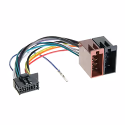 ACV 453023, Radio adapter cable, Pioneer ISO 16-pin, Noir, Rouge