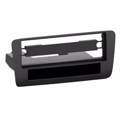 Adaptateur de façade 1-DIN avec vide poche Audi A1 9/2010 > noir
