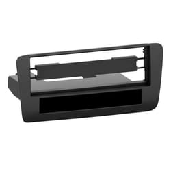 Adaptateur de façade 1-DIN avec vide poche Audi A1 9/2010 > noir