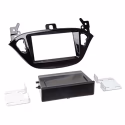 Adaptateur de façade 2-DIN pour avec vide poche Opel Adam / Corsa (E)