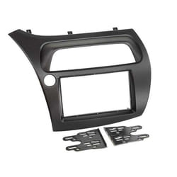 Adaptateur de façade 2-DIN pour Honda Civic 2006->2011 noir