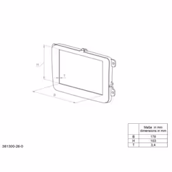 ACV 381300-26 pièce de rechange et accessoire d’habitacle de véhicules Lunette de radio