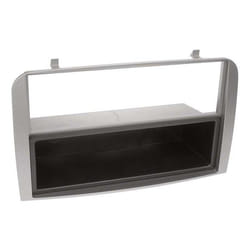 Adaptateur de façade 2-DIN pour avec vide poche Alfa Romeo 147/GT gris