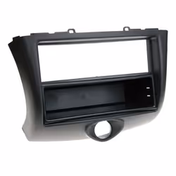 Adaptateur de façade 2-DIN pour avec vide poche Toyota Yaris 2003 - 2005 noir