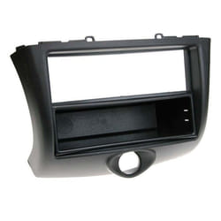 Adaptateur de façade 2-DIN pour avec vide poche Toyota Yaris 2003 - 2005 noir