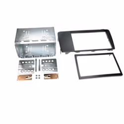 ACV 381352-05, Lunette de radio, Voiture, Noir, Métal, Plastique, Volvo S60 (R/H) 09/2004 - 01/2009 Sedan Volvo V70 (S/J/JV)  ...