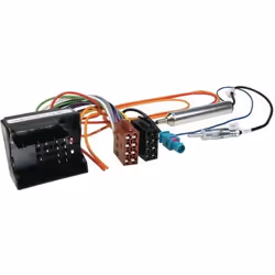 Faisceau autoradio - Peugeot - Norme ISO - Universel - Noir - Voiture