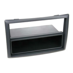 Adaptateur de façade 2-DIN pour avec vide poche Renault Megane II noir