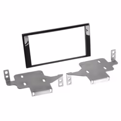 ACV 381210-18-1, Lunette de radio, Voiture, Noir, Monochromatique, Métal, Plastique